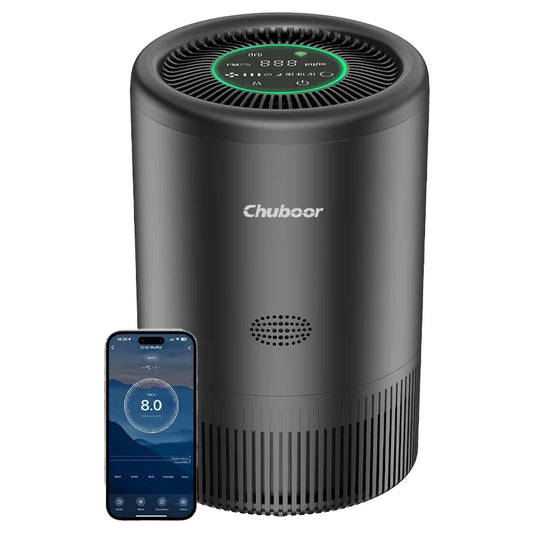 Smart Air Purifier with HEPA Filter App Control PM2.5 for Bedroom Pets Home - Tampa Home & Garden Store