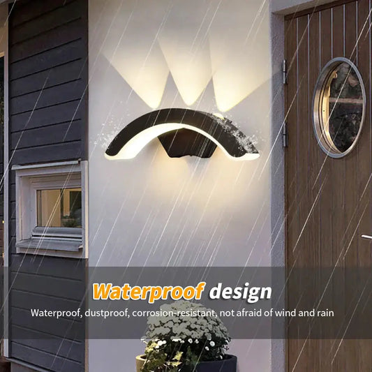 Outdoor Wall Light Moktan Sabai IP66 Waterproof 10W LED Sconce, weatherproof exterior wall fixture on Tampa Home & Garden Store