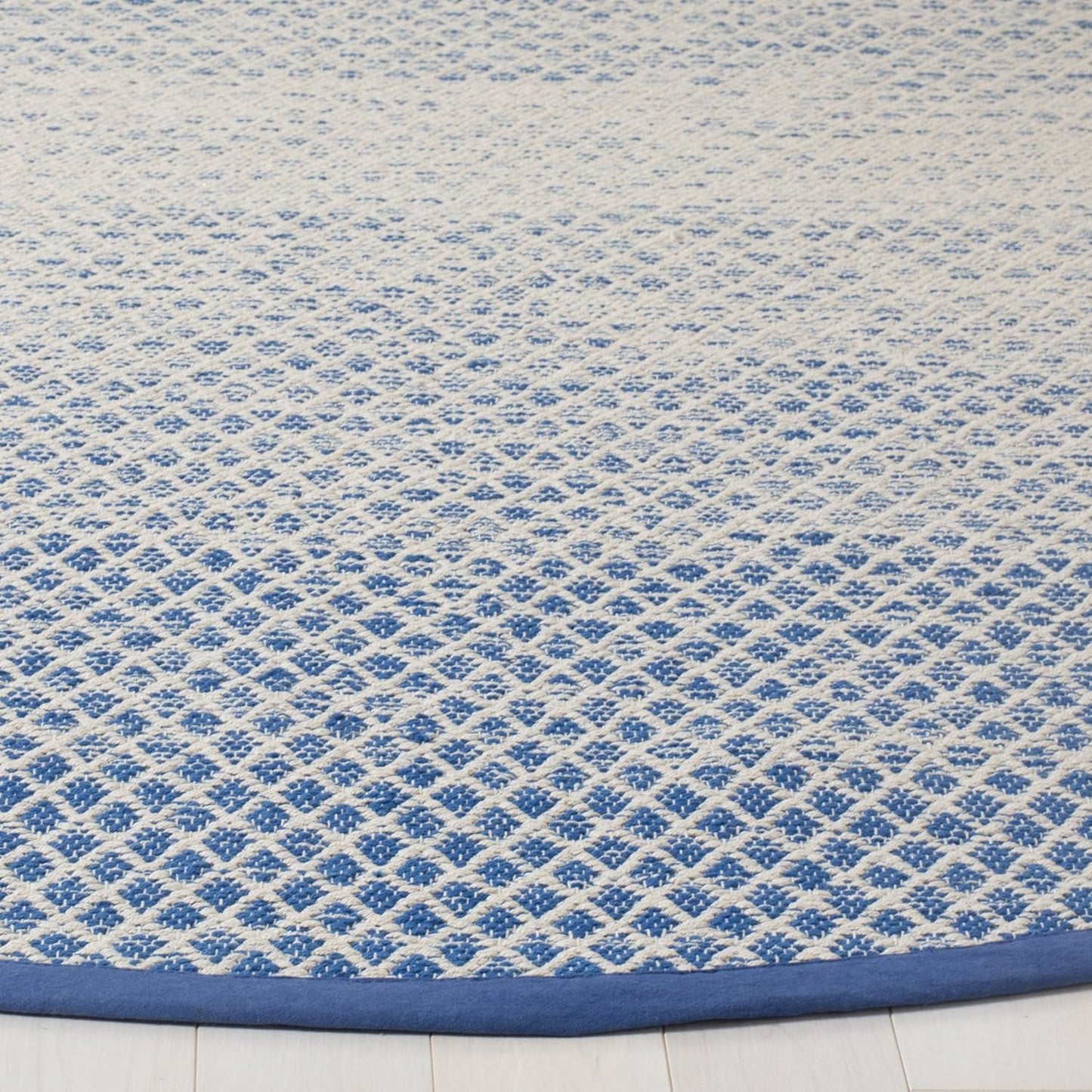 🧵 Safavieh Montauk Handmade Cotton Area Rug – 6' Round, Eco-Friendly Hand-Woven Flatweave, Transitional Pattern in Vibrant Colors – Soft & Durable, 100% Natural Cotton - Tampa Home & Garden Store