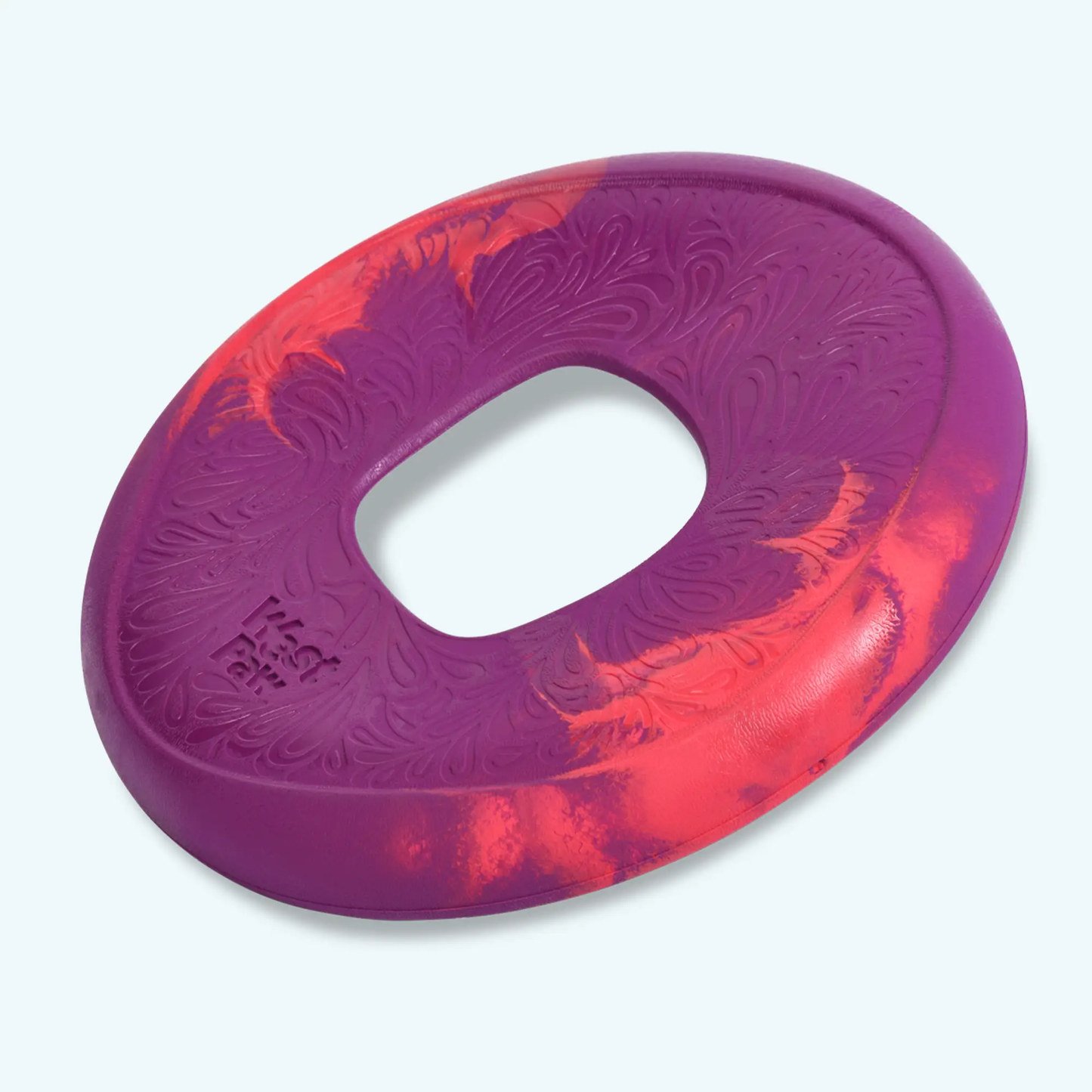 West Paw Sailz Seaflex Dog Disc toy, purple with marbling, textured surface for chewers on Tampa Home & Garden Store