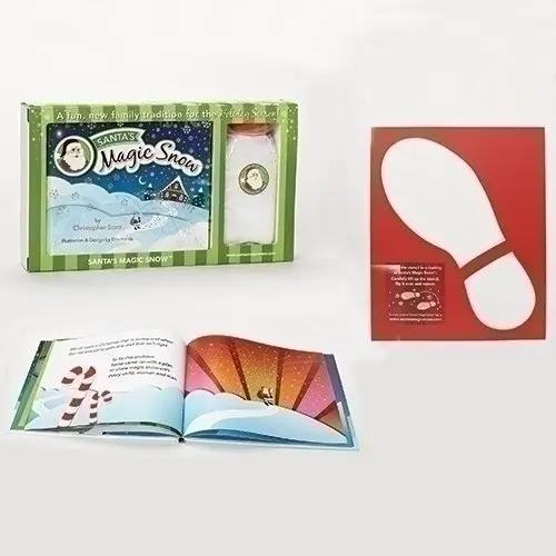 Santa Claus Book And Snow Boot Stencil Kit; The Country Christmas Loft red boot stencil on Tampa Home & Garden Store
