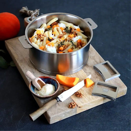 Cristel Saucepan with Detachable Handle Set, 1 qt, stainless steel CRISTEL USA on Tampa Home & Garden Store