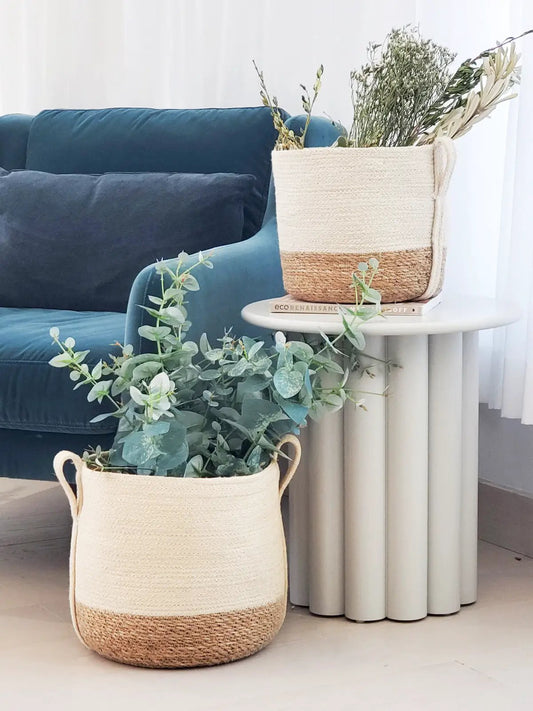 Savar Basket with Side Handle - Tampa Home & Garden Store