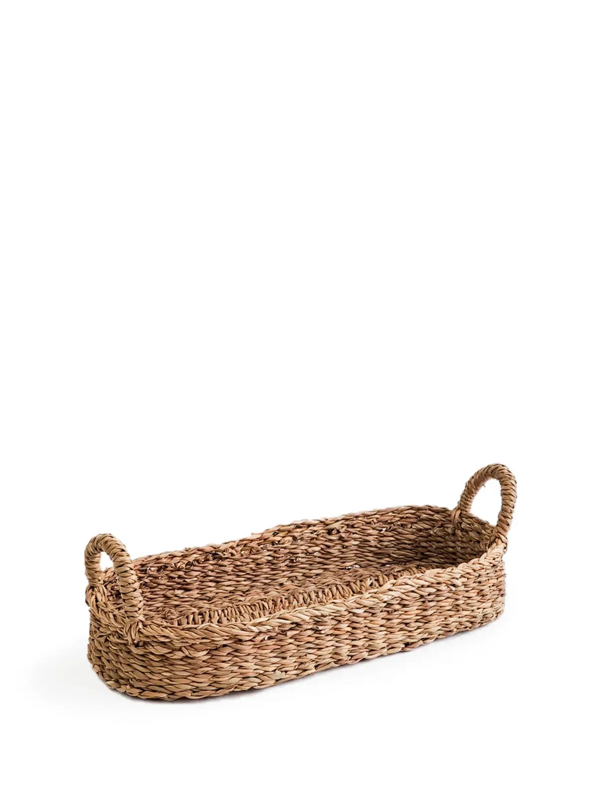 Savar Bread Basket with Natural Handle, woven rattan, rectangular on Tampa Home & Garden Store