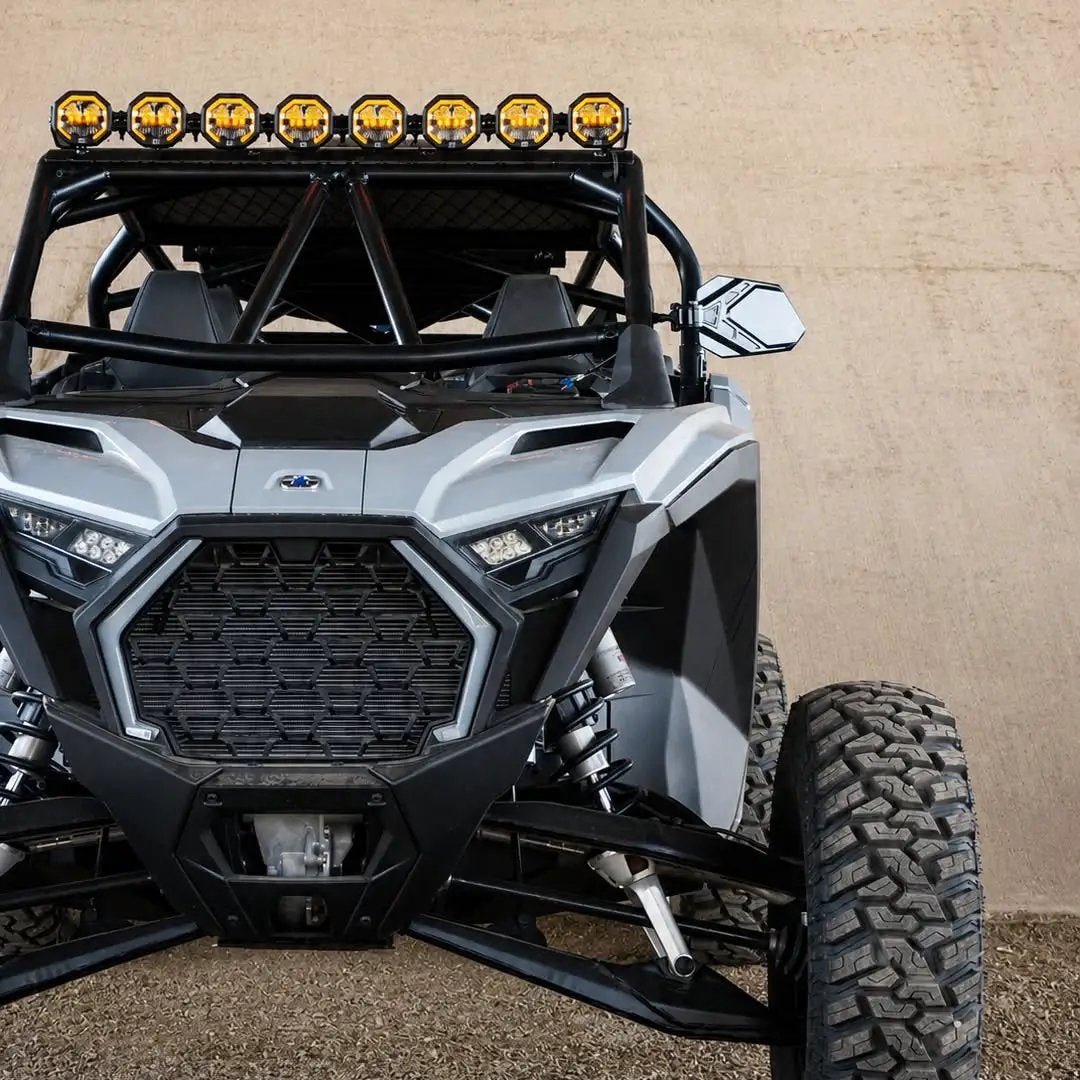 5-Light UCon Interlocking Off Road LED Pods with amber DRL on rugged UTV on Tampa Home & Garden Store