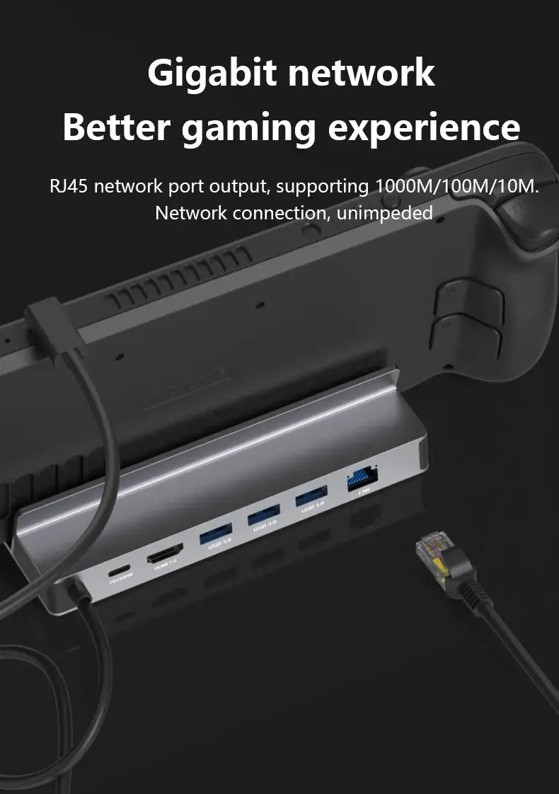 Moktan Sabai USB-C Docking Station with 4K HDMI, DP, RJ45 Ethernet and USB 3.0 ports on Tampa Home & Garden Store