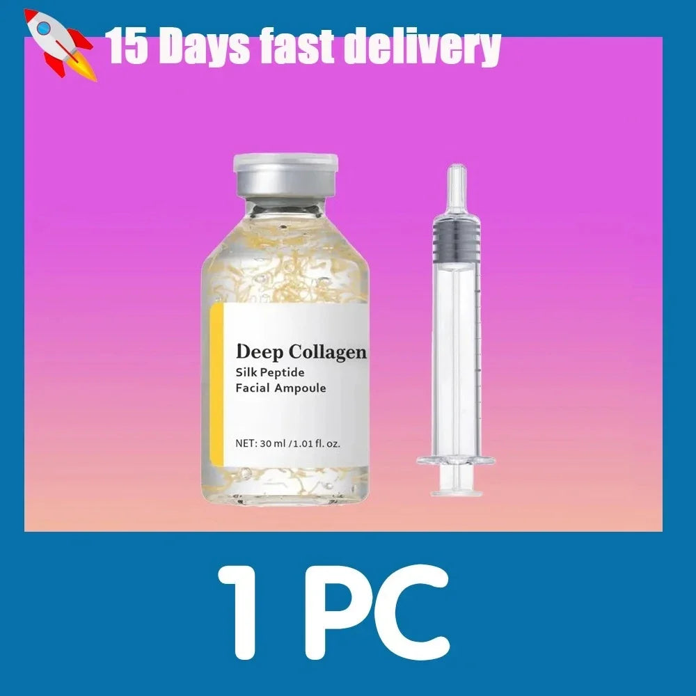 Silcy Skin Silk Peptide Intensive Lifting Ampoule facial serum bottle with syringe 30 ml on Tampa Home & Garden Store