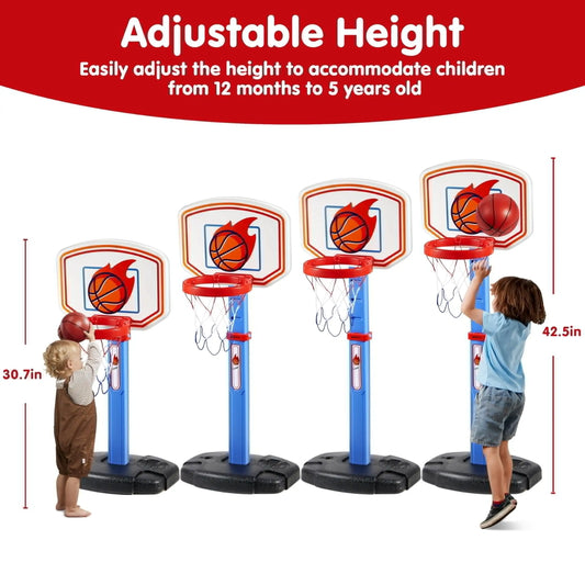 JOYFT Toddler Indoor Basketball Hoop Set, adjustable height and 4 balls by FLIPSTYLEZLLC on Tampa Home & Garden Store