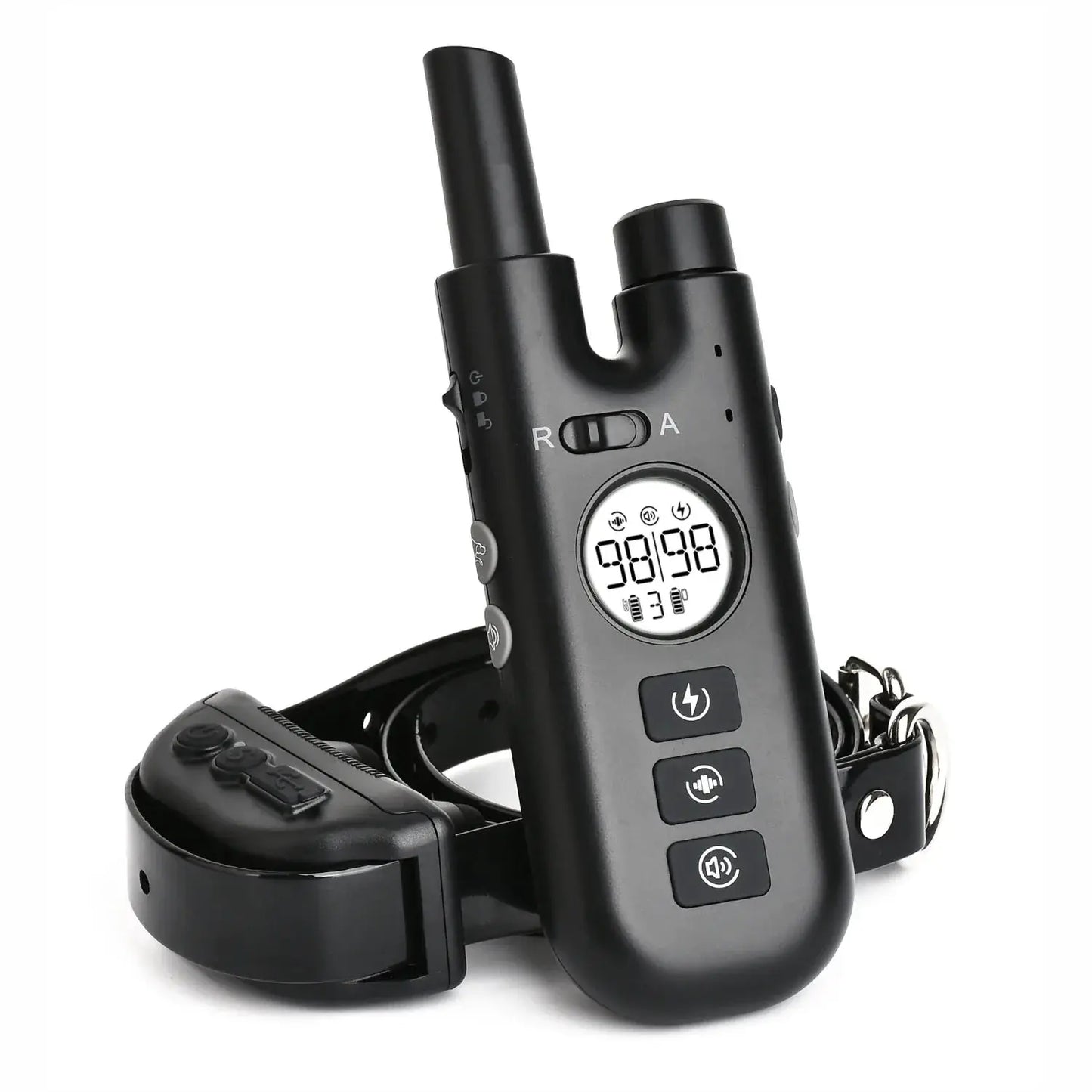 Dog Training Collar with 800m Remote, black waterproof Moktan Sabai pet training aid on Tampa Home & Garden Store