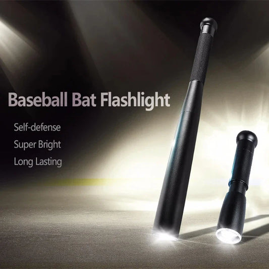 Aluminum Alloy Waterproof LED Flashlight with Bat-Style Handle – Super Bright Light - Tampa Home & Garden Store