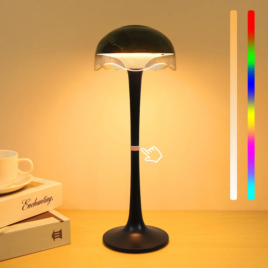 RGB Touch Desk Lamp Rechargeable Eye Care Bedside Night Light for Bedroom - Tampa Home & Garden Store