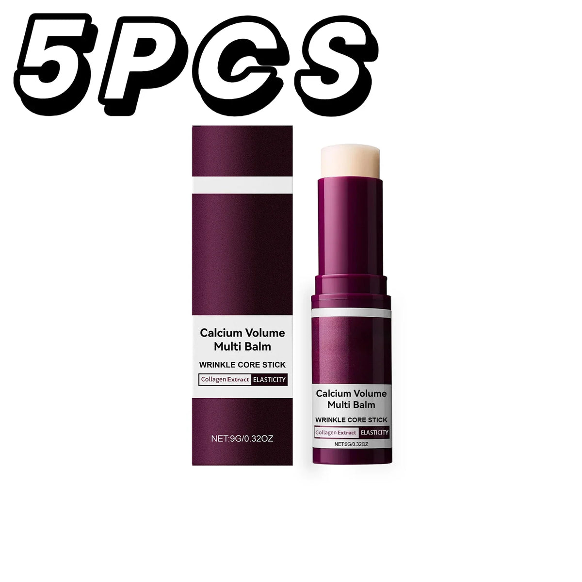 Calcium Volume Multi Balm Wrinkle Core Stick 2-piece purple packaging set by Silcy Skin on Tampa Home & Garden Store