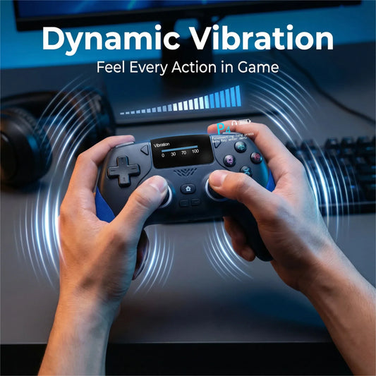 Smart Screen Wireless Game Controller with display, black FLIPSTYLEZLLC gamepad on Tampa Home & Garden Store