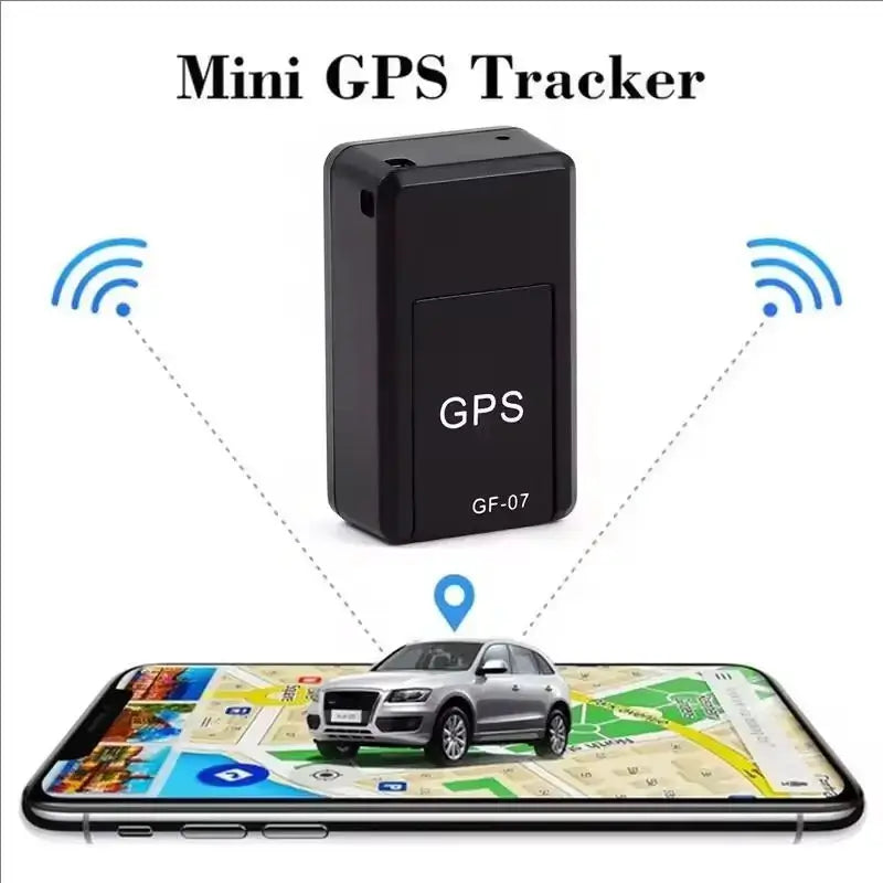 Mini GPS Tracker GF-07 black magnetic vehicle locator with real-time tracking Moktan Sabai on Tampa Home & Garden Store