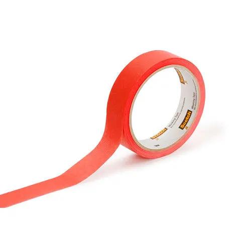 Red masking tape roll, 0.94 in x 60 ft, ideal for crafts on Tampa Home & Garden Store