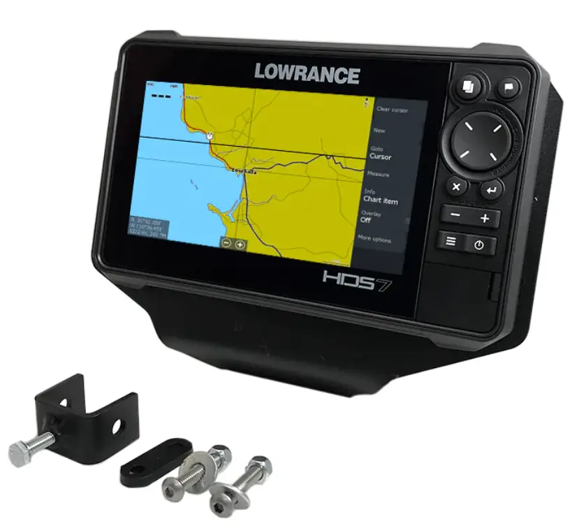 RZR Grab Bar GPS Bracket by GGLighting for Lowrance 7/9 in dash units with mounting hardware on Tampa Home & Garden Store