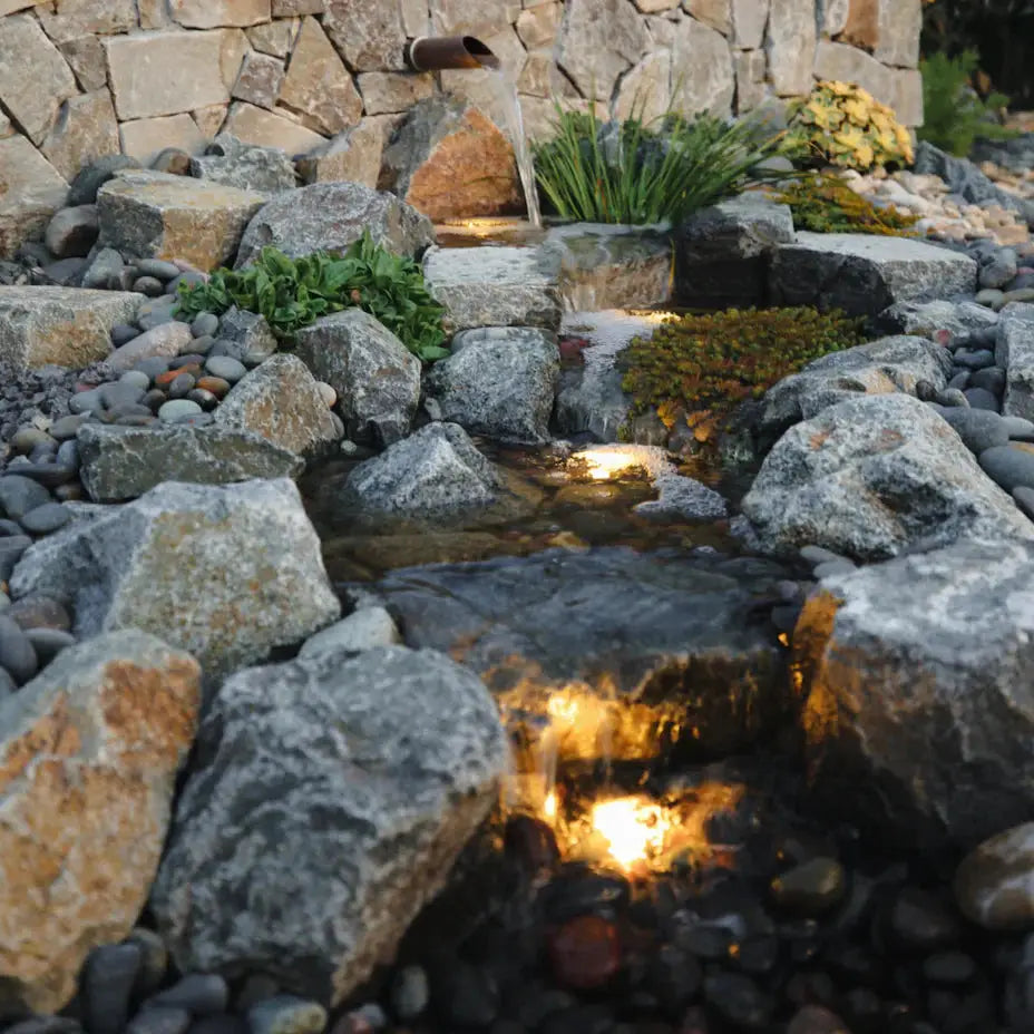 Underwater Pond Light LED for Small Fountains warm-white low-voltage on Tampa Home & Garden Store