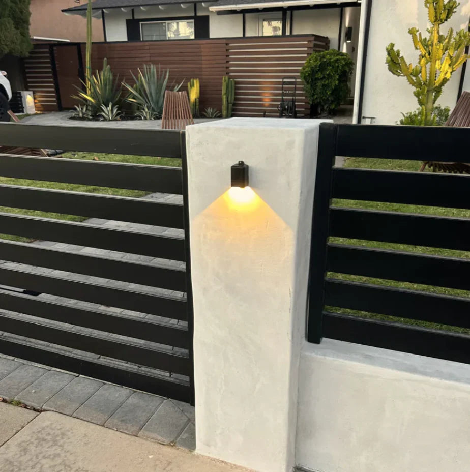 Luz de paso de cubierta de latón fundido LED STB19, montaje en superficie, iluminación de paisaje de bajo voltaje