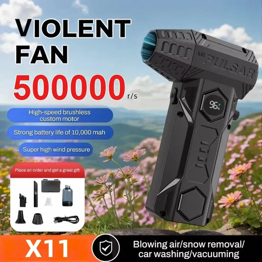 X11 500,000RPM Air Blower – Super Powerful Compressed Duster with Car & Home Use - Tampa Home & Garden Store