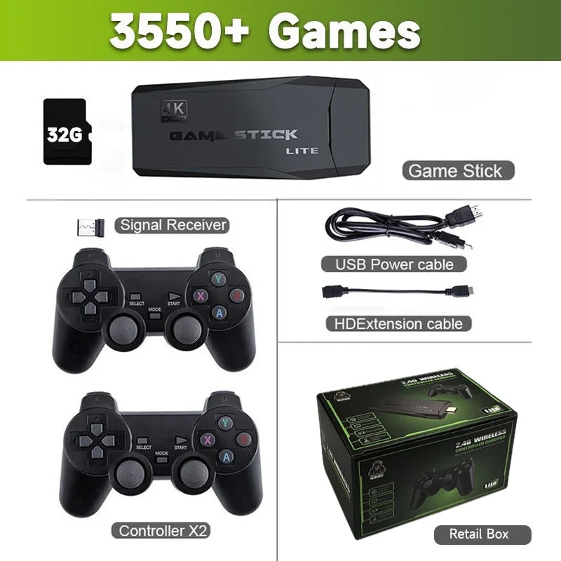 M8 Wireless Game Stick 64GB retro console with 10000 games, UpTrend Deals, 2 controllers on Tampa Home & Garden Store