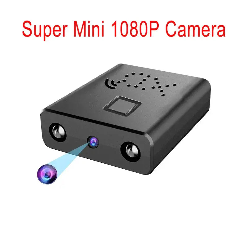 1080P HD Mini WiFi Security Camera dual-lens front, black night-vision surveillance on Tampa Home & Garden Store