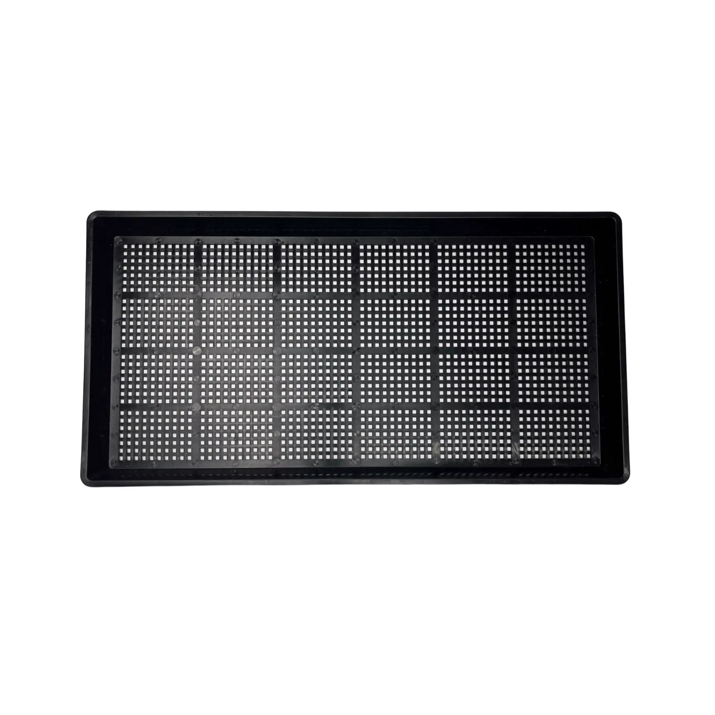 Seed Starter Kit for 1020 soil block trays by Bootstrap Farmer, black perforated tray on Tampa Home & Garden Store