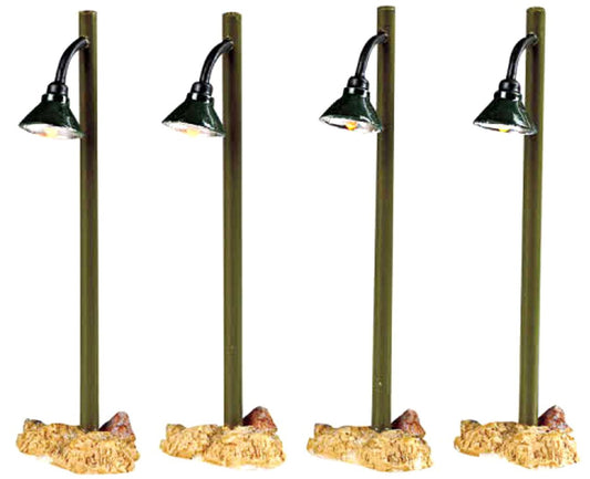 Set Of 4 Rustic Street Lights - Tampa Home & Garden Store