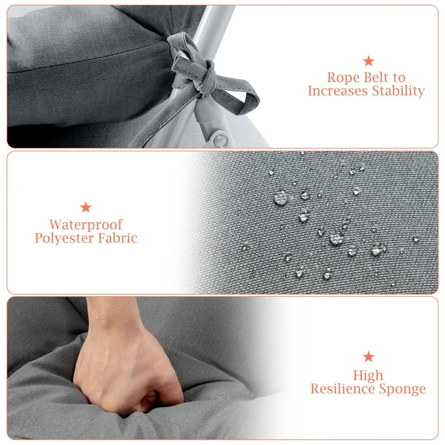 High Back Chair Cushions With Adjustable Height