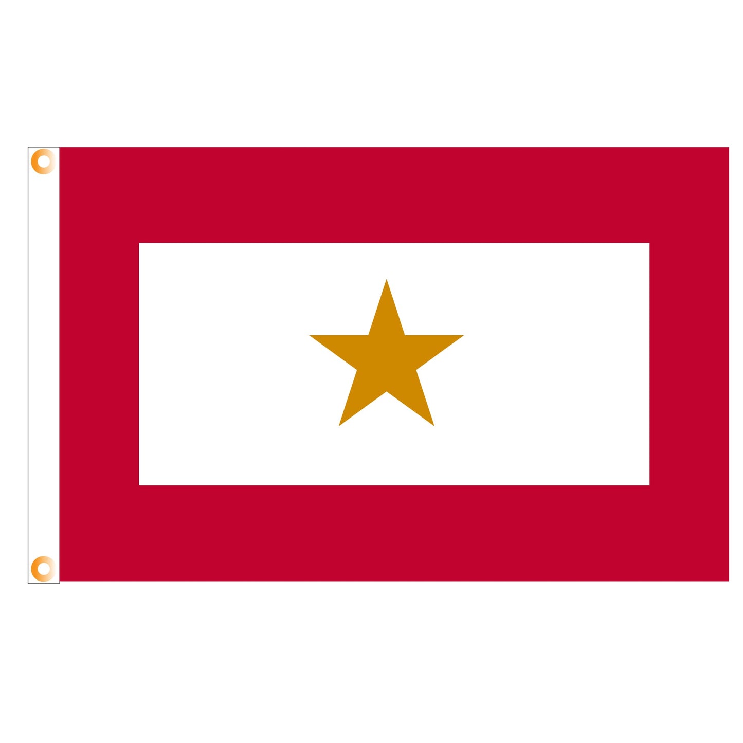 Sewn Gold Star Service Flag - Tampa Home & Garden Store