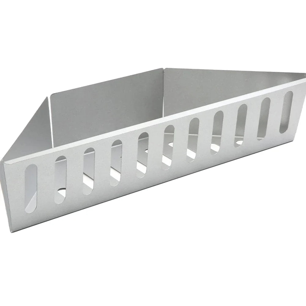Carbon grilling basket by FLIPSTYLEZLLC, rectangular silver metal tray with slotted sides on Tampa Home & Garden Store