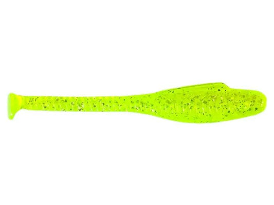 Shad Trixx 4.25in swimbait neon lime glitter soft plastic lure GRANDEBASS on Tampa Home & Garden Store