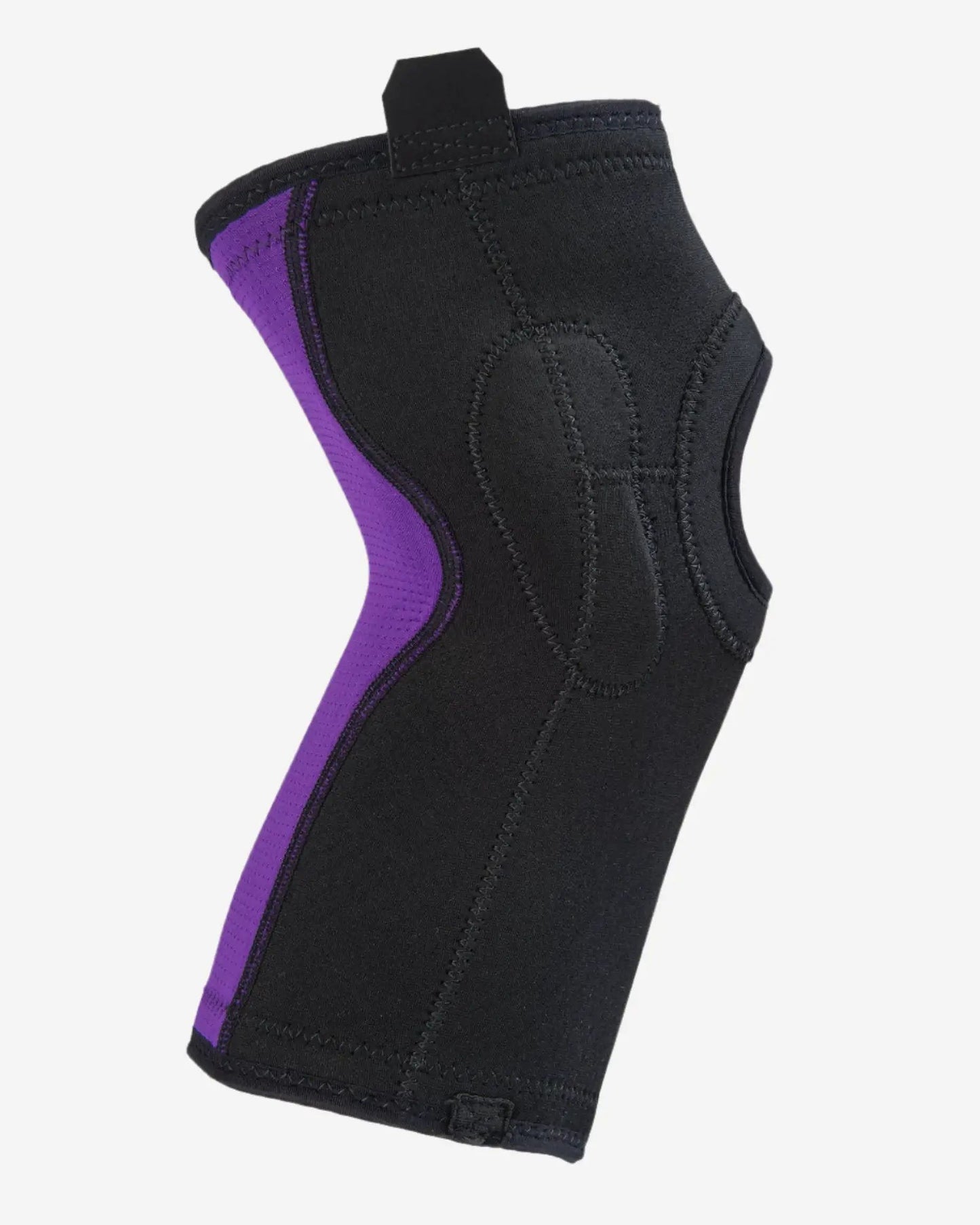 Youth Slayco96 knee guard EVS Sports in black neoprene with purple accent panel on Tampa Home & Garden Store