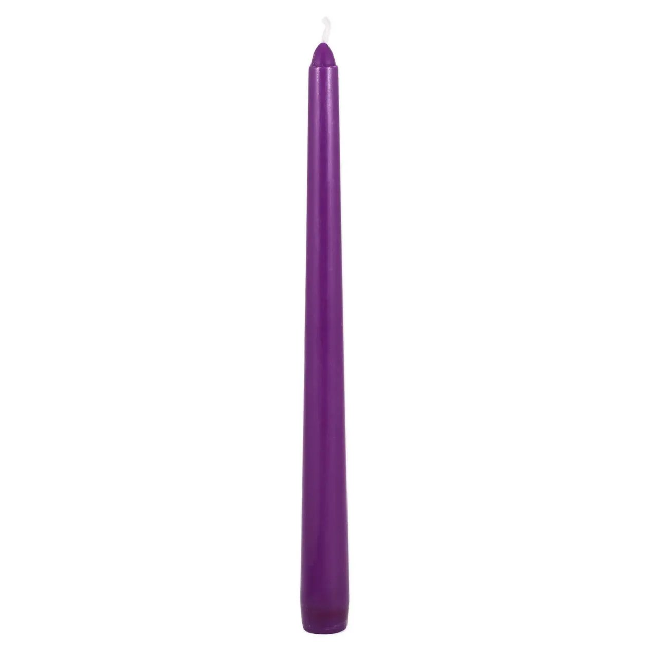 Slim Advent Candle purple, tall candle for wreath on Tampa Home & Garden Store