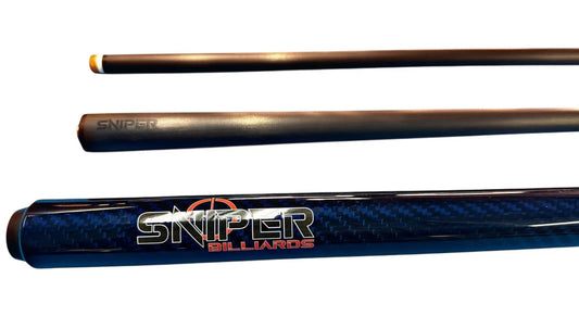 Sniper Carbon Playing Cue for Precision with blue carbon-fiber case by Sniper Billiards on Tampa Home & Garden Store