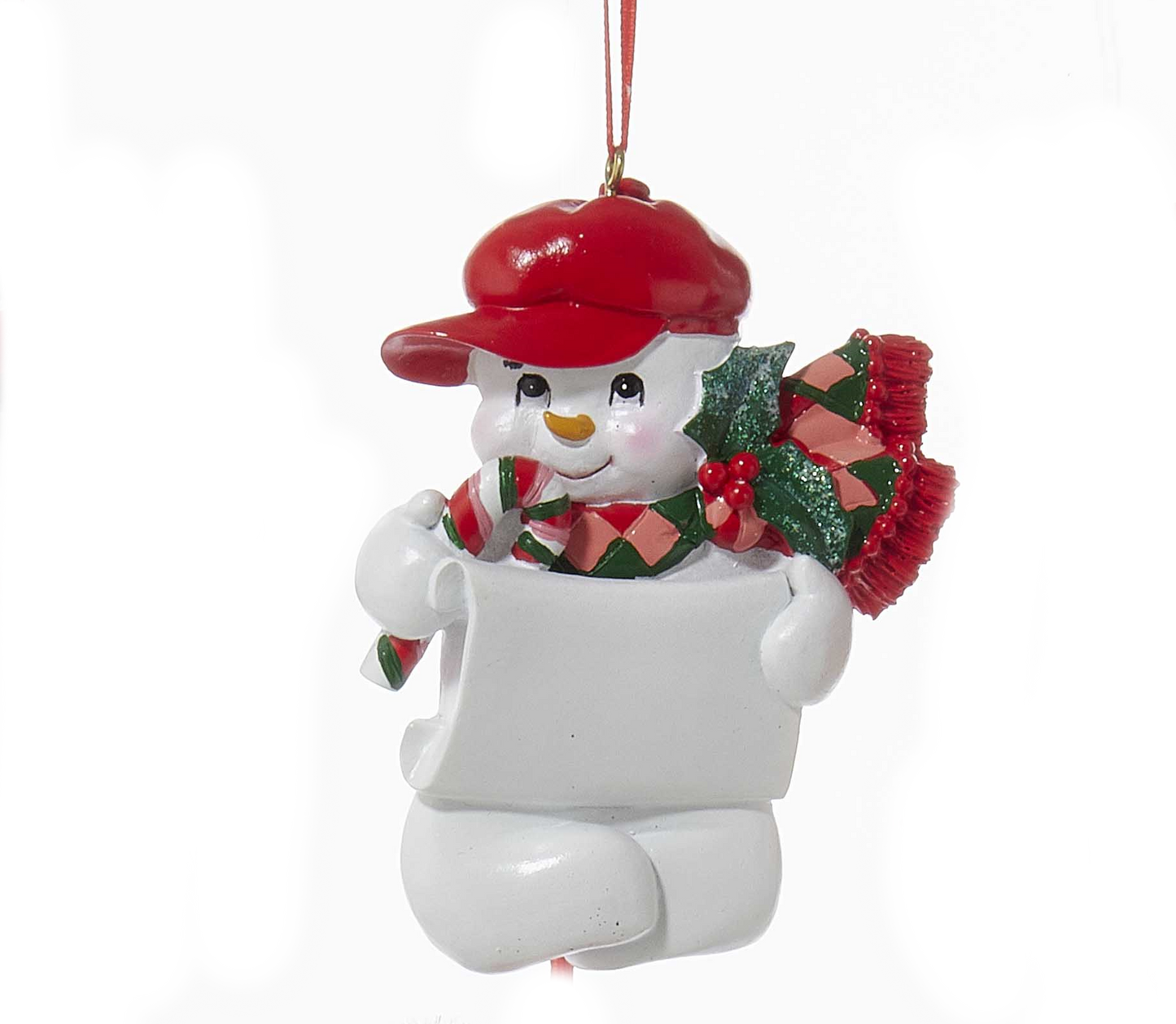 Snow Kid Ornament - Boy - Ball Cap - Tampa Home & Garden Store