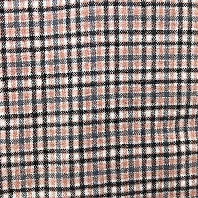 Infinity scarf soft pink grey black white plaid by Thistle & Stitch on Tampa Home & Garden Store