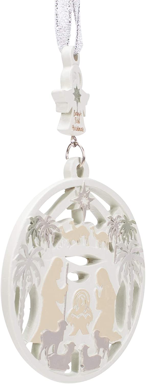 Soft White Angel Nativity Ornament - Baby's First - Tampa Home & Garden Store