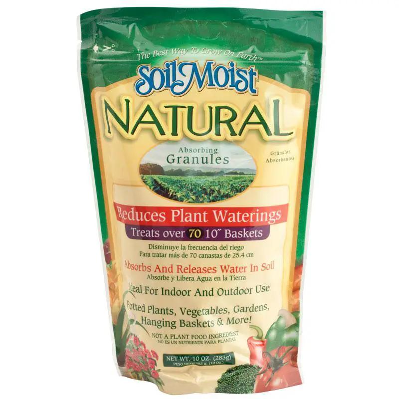 Soil Moist Natural grafted starch polymer soil amendment 10 oz by Grow Organic, green bag on Tampa Home & Garden Store