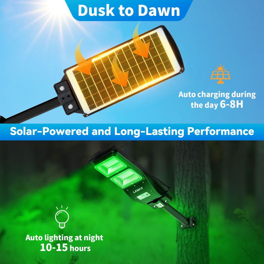 Solar Green Feeder Light for Hunting -10,000 lumens - Tampa Home & Garden Store