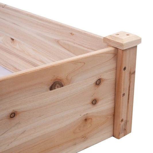 Solid Wood 8 ft x 2 ft Raised Garden Bed Planter - Tampa Home & Garden Store
