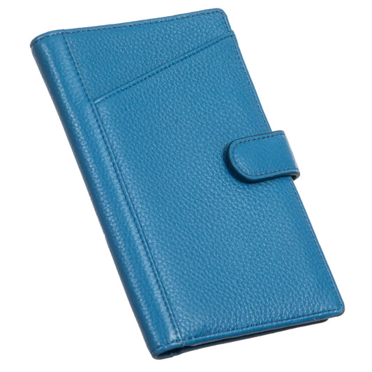 Travel Wallet, Sophia Full Grain Leather Wallet With Passport Slot - Large