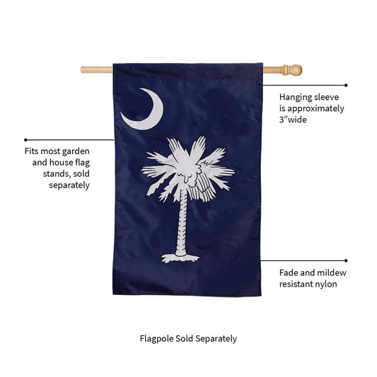 South Carolina House Applique Flag - Tampa Home & Garden Store