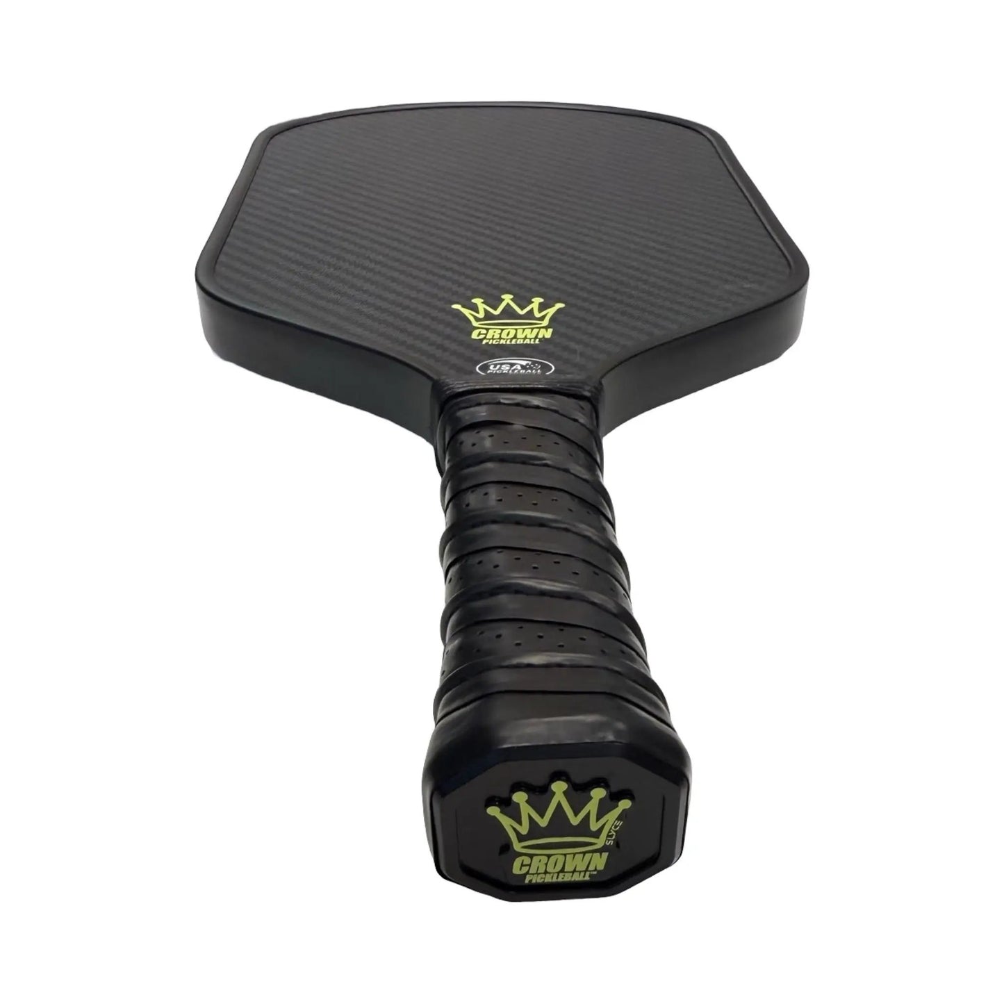 Crown Pickleball SpeedCap paddle head with black carbon finish and logo on Tampa Home & Garden Store