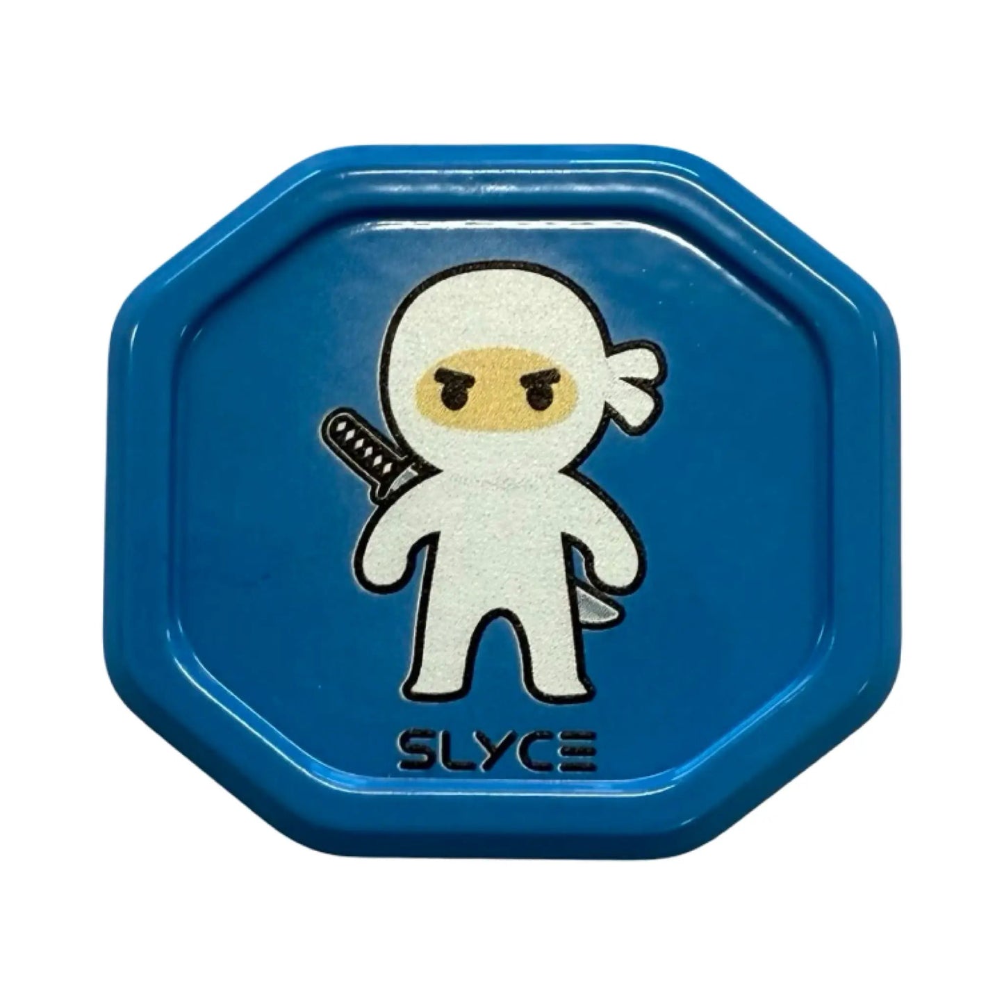 Special Edition Dink Ninjas SpeedCap Paddle Blue by Slyce Sport in blue tin with white cartoon figure on Tampa Home & Garden Store