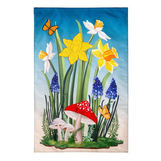Spring Floral Haven Applique Garden Flag - Tampa Home & Garden Store
