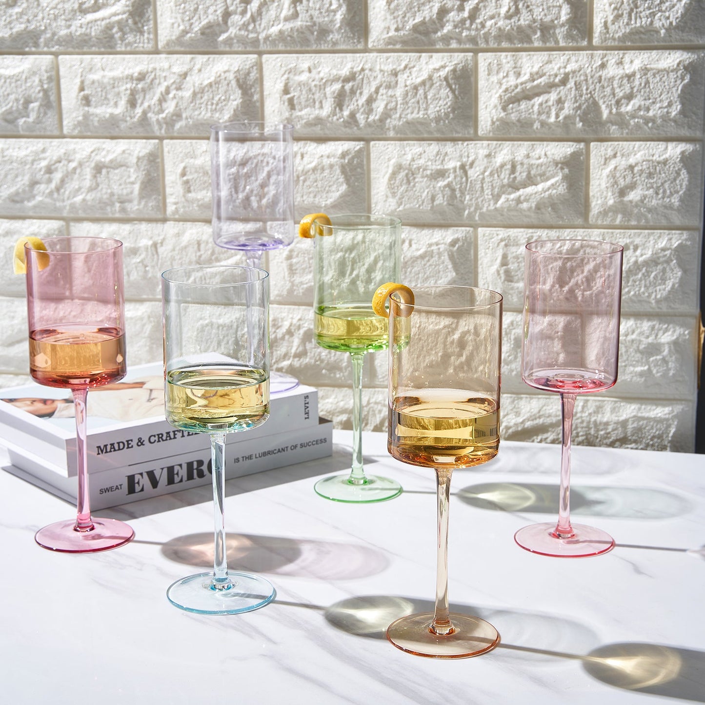 Monet Stemmed Wine Glasses and elegant home sets