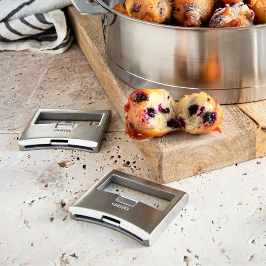 Stainless steel side handles for detachable cookware sets, CRISTEL USA, set of 2 on Tampa Home & Garden Store
