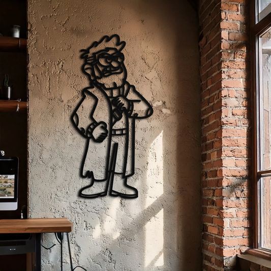 Stanford Pines Metal Wall Art – Gravity Falls-Inspired Silhouette for Fans- KAF664 - Tampa Home & Garden Store