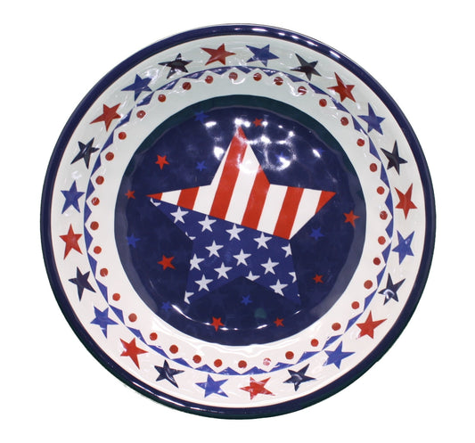 Stars and Stripes Serving Bowl - Tampa Home & Garden Store