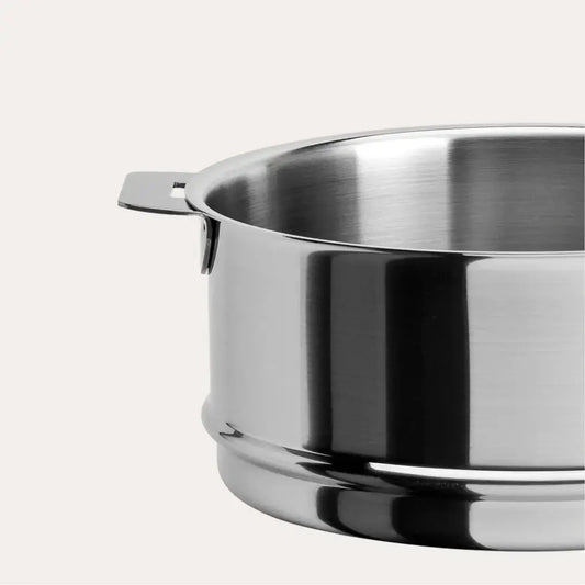Stainless steel steamer insert for Cristel pans, CRISTEL USA steamer basket on Tampa Home & Garden Store